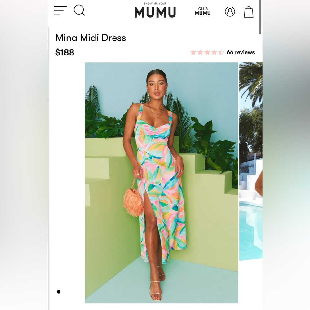 Show Me Your Mumu Mina Midi Dress